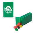 Green Refillable Plastic Mint/ Candy Dispenser w/ Jelly Beans
